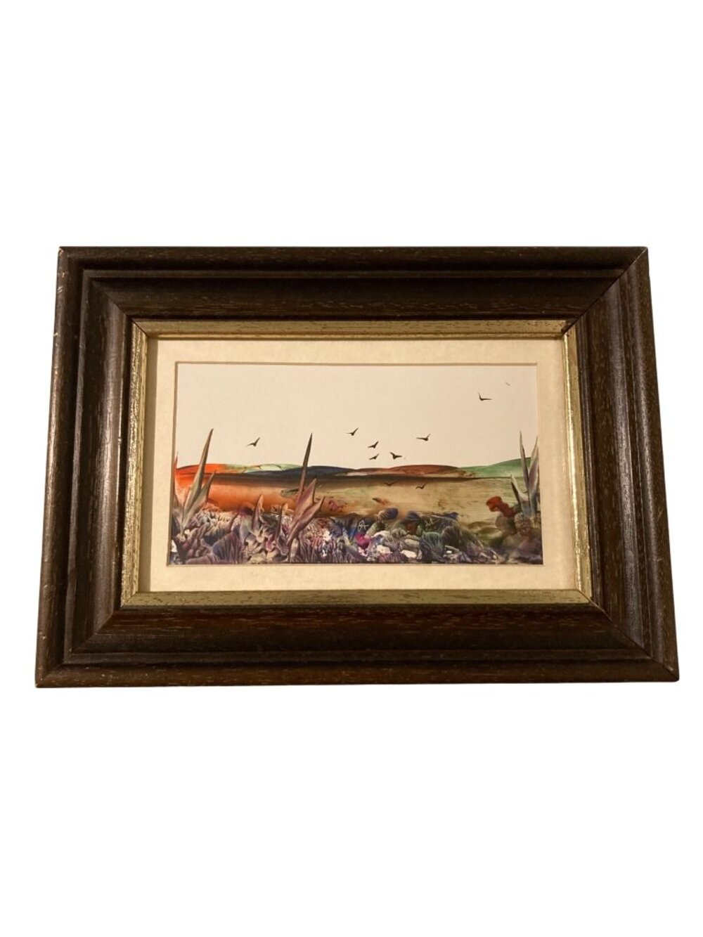 Framed Abstract Landscape Painting By John Hayes